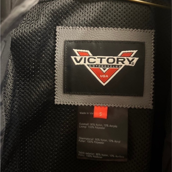 Victory Motorcycles Small Black Riding Jacket - Picture 3 of 4